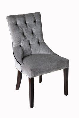 La sedia della parte posteriore di Gelaimei Gray Wooden Hotel Chairs Button ha personalizzato