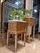 Tabella di console di legno solida dell'hotel ISO9001 della mobilia standard dell'ingresso 550*550*750mm
