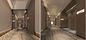 Legno laccato impiallacciato decorativo dei pannelli di parete dell'hotel di GLM per area del salotto del corridoio