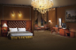 La grande mobilia della camera da letto dell'hotel della testata mette il letto rustico degli insiemi di camera da letto del paese 1800*2000*250