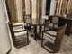 Sedie di legno lombo-sacrali della mobilia del ristorante dell'hotel ISO18001 non ritrattabili