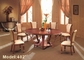 La mobilia del ristorante dell'hotel del diametro 1500mm ha personalizzato l'insieme di legno solido della sala da pranzo