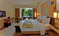 Re arancio Size Bedroom Furniture della mobilia della villa del tessuto di approvazione ISO14001