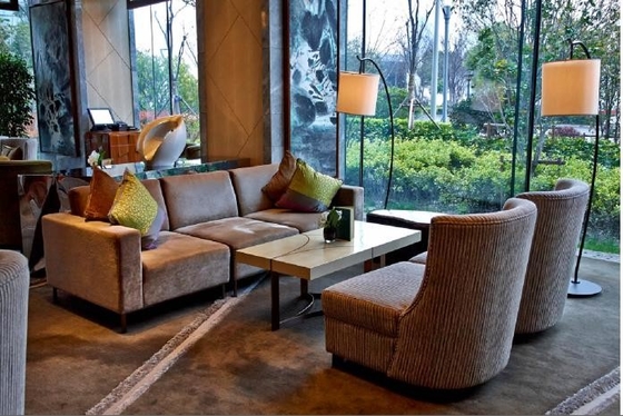 L'ingresso di grado superiore dell'hotel che mette l'OEM a sedere del ODM di Sofa Sets Suitable ha accettato