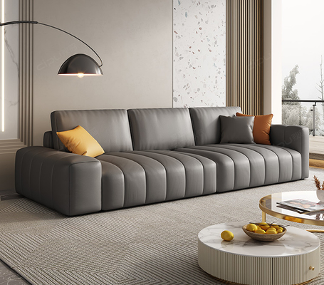 Il legno impiallaccia la vita commerciale Sofa And Tea Table della mobilia della villa